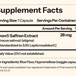 Volume 01 saffron supplement product details