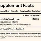 Volume 01 saffron supplement product details